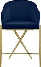 Load image into Gallery viewer, Xavier - Counter Stool with Gold Legs
