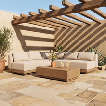 Load image into Gallery viewer, Solace - Olefin Performance Fabric 3 Piece Outdoor Patio Modular Sectional (2 Loveseats &amp; Corner Chair)
