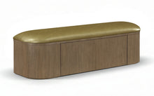 Load image into Gallery viewer, Velden - Upholstered Storage Bench With Stained Brown Base
