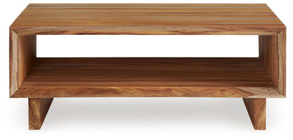 Dressonni - Rectangular Cocktail Table - Brown