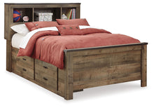 Load image into Gallery viewer, Trinell - Bookcase Storage Bed
