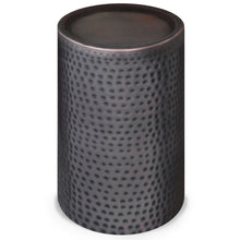 Load image into Gallery viewer, Corbin - Hammered Metal Side Table
