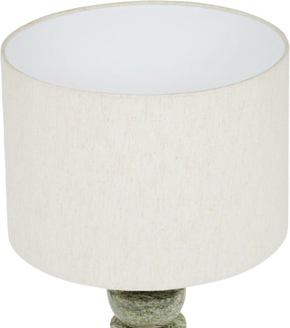 Opus - Linen Textured Fabric And Brass Table Lamp