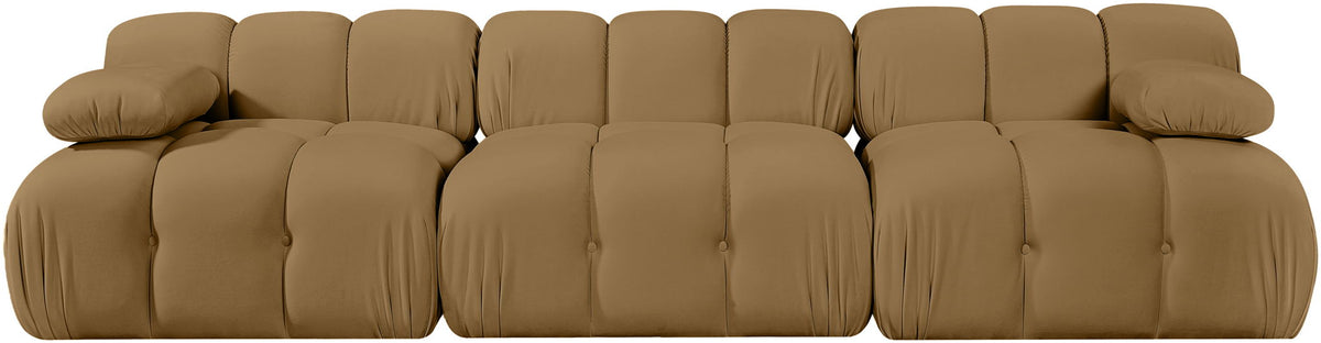 Orin - Velvet 3 Piece Modular Sofa