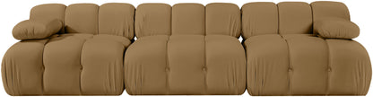 Orin - Velvet 3 Piece Modular Sofa