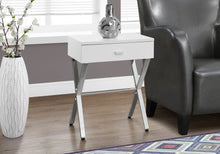 Load image into Gallery viewer, Accent Side X Table, Storage Drawer, Contemporary &amp; Modern
