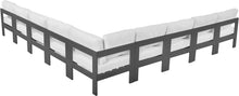 Load image into Gallery viewer, Nizuc - Outdoor Patio 9 Piece Modular Sectional With Gray Frame
