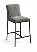 Load image into Gallery viewer, Reeves - Chenille Fabric Upholstered Counter Stool (Set of 2) - Black Base
