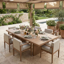 Load image into Gallery viewer, Solace - Acacia Wood Outdoor Patio Dining Table - Natural

