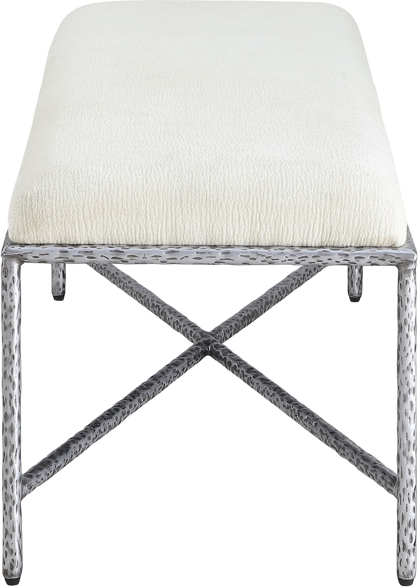 Valley - Bench With Silver Frame
