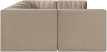 Load image into Gallery viewer, Rummi - Armless Velvet Performance Fabric Upholstered 6 Piece Modular Sectional
