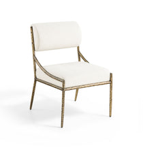 Load image into Gallery viewer, Bastille - Upholstered Dining Side Chair (Set of 2) - Brass Frame
