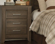 Load image into Gallery viewer, Juararo - Two Drawer Night Stand - Dark Brown
