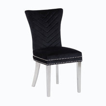 Load image into Gallery viewer, Galaxy Home Eva Stainless Steel Dining Chair (Set of 2) in Black

