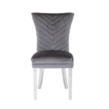 Load image into Gallery viewer, Galaxy Home Eva Stainless Steel Dining Chair (Set of 2) in Grey image
