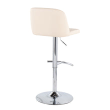 Load image into Gallery viewer, Toriano - Contemporary Adjustable Barstool With Swivel &amp; Rounded T Footrest (Set of 2)
