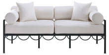 Load image into Gallery viewer, Portofino - Resilient Water Repellent Fabric 69.75" Upholstered Outdoor Patio Loveseat
