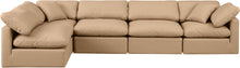 Load image into Gallery viewer, Indulge - Faux Leather 5 Piece Modular Sectional - Tan
