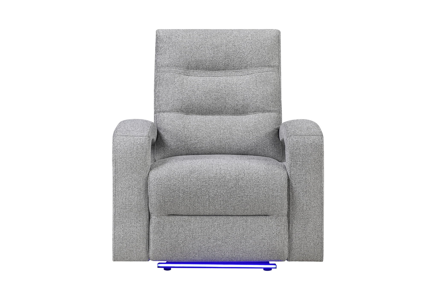 U6611 - 3 Piece Living Room Set (15 Power Reclining Sofa / Power Console Reclining Loveseat / Power Recliner) - Dark Gray