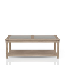 Load image into Gallery viewer, Citrus Heights - Frosted Glass Top Cocktail Table With Casters - Sand

