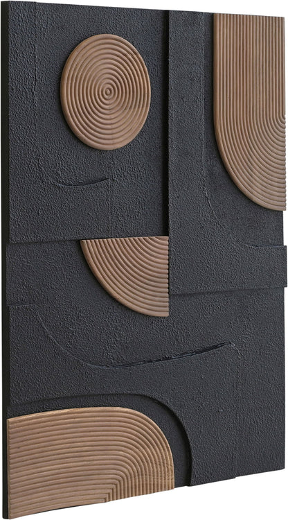 Element - Mango Wood Wall Decor - Black