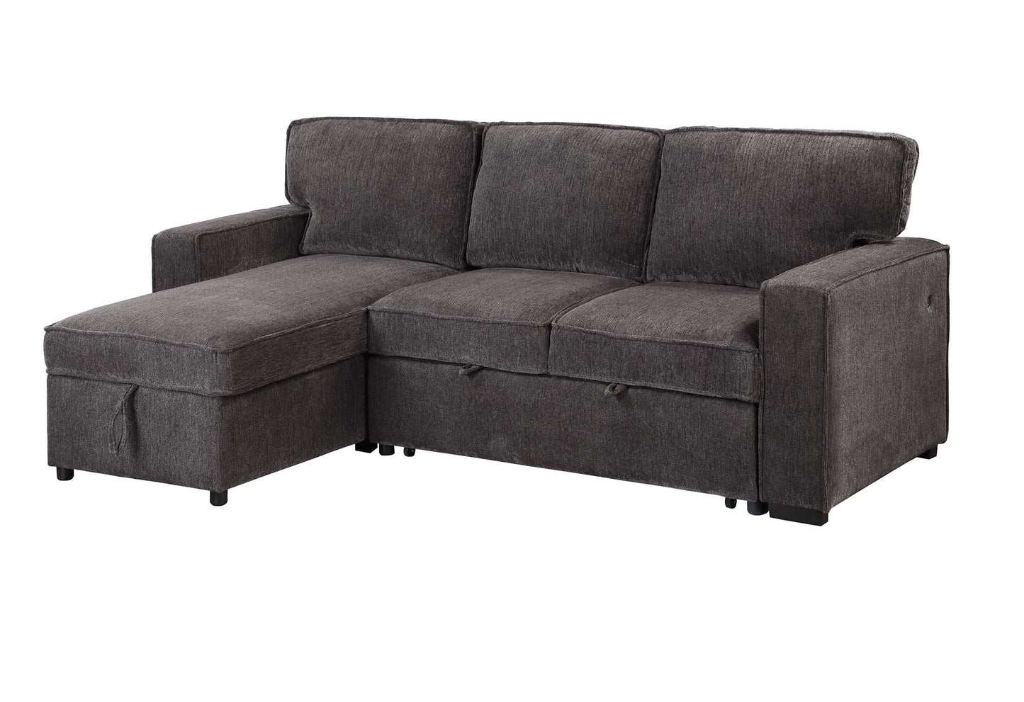U0203 - Reversible Chaise - Dark Gray