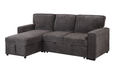 U0203 - Reversible Chaise - Dark Gray