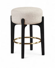 Load image into Gallery viewer, Torino - Backless Counter Stool With Brushed Black Base (Set of 2)

