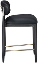 Load image into Gallery viewer, Riccio - Stool - Black And Gold Frame
