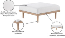 Load image into Gallery viewer, Laguna - Resilient Water Resistant Fabric Upholstered Outdoor Patio Modular Ottoman

