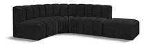 Load image into Gallery viewer, Arc - Boucle Fabric 5 Piece Corner Modular Sofa

