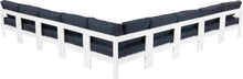 Load image into Gallery viewer, Nizuc - Outdoor Patio 9 Piece Modular Sectional With White Frame
