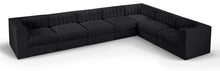Load image into Gallery viewer, Rummi - Velvet Performance Fabric Upholstered 7 Piece Modular Sectional (With 3 Corner Chairs)
