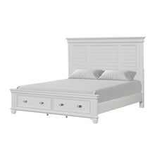 Load image into Gallery viewer, Jamestown - 6/0 Western King Storage Bed Rails - White

