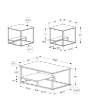 Load image into Gallery viewer, Table Set, Coffee, End, Side, Accent, Living Room, Contemporary &amp; Modern (Set of 3)
