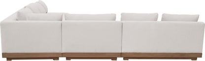 Solace - Olefin Performance Fabric 4 Piece Outdoor Patio Modular Sectional