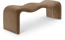 Load image into Gallery viewer, Willow - Faux Leather Bench - Brown
