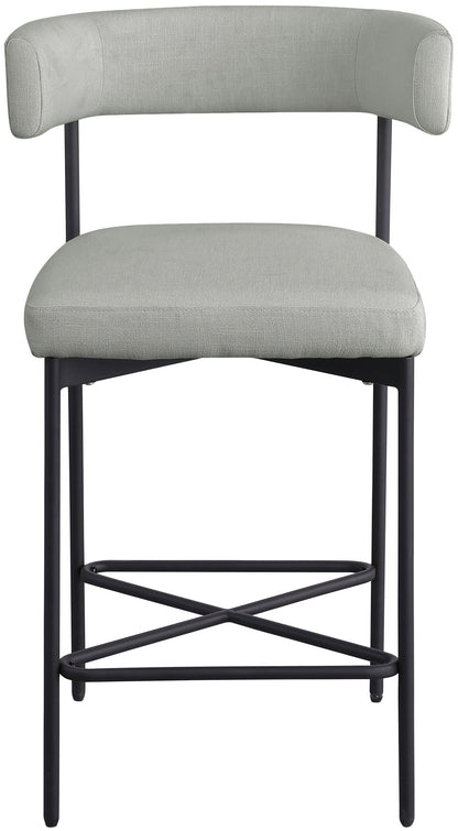 Rivage - Durable Stool With Black Frame (Set of 2)