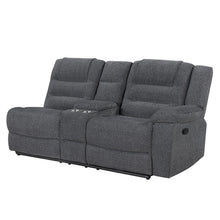Load image into Gallery viewer, Redondo - RAF Console Loveseat With 1 Recliner - Dark Gray
