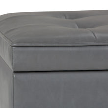 Load image into Gallery viewer, Cosmopolitan - Storage Ottoman Bench With Open Bottom
