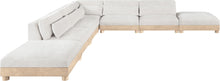 Load image into Gallery viewer, Turin - Chenille Fabric Upholstered Modular Sectional - White
