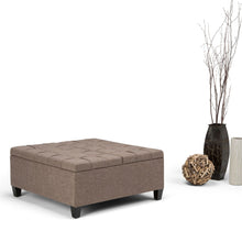 Load image into Gallery viewer, Harrison - Upholstered Coffee Table Storage Ottoman
