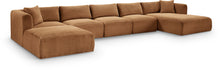 Load image into Gallery viewer, Shaggy - Fabric 6 Piece Modular Sectional With Chaise And Ottoman
