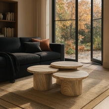Load image into Gallery viewer, Emara - 3 Piece Concrete And Fiberglass Indoor / Outdoor Coffee Table
