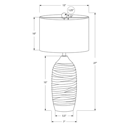 Lighting, Table Lamp Modern - Gray - Ego Home Furniture
