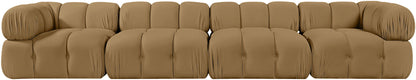 Orin - Fabric Velvet 4 Piece Modular Sofa
