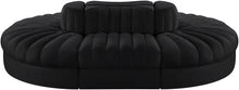 Load image into Gallery viewer, Rummi - Oval Velvet Performance Fabric Upholstered 6 Piece Modular Sectional
