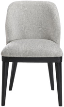 Load image into Gallery viewer, Valeo - Linen Textured Fabric Upholstered Dining Chair (Set of 2) - Painted Black Base
