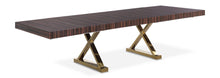 Load image into Gallery viewer, Excel - Extendable Dining Table with Gold Base
