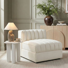 Load image into Gallery viewer, Rummi - Velvet Performance Fabric Upholstered Modular Armless Chair
